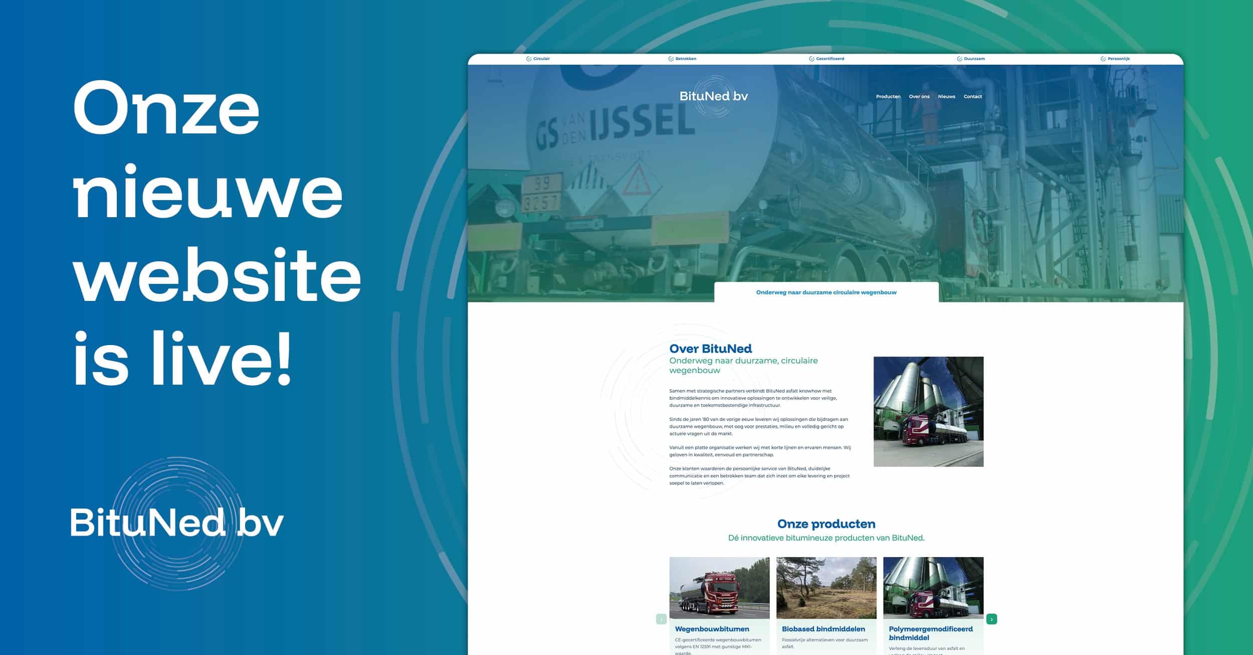 Nieuwe website live !